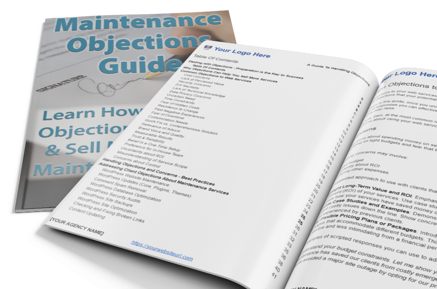 Maintenance Objections Guide