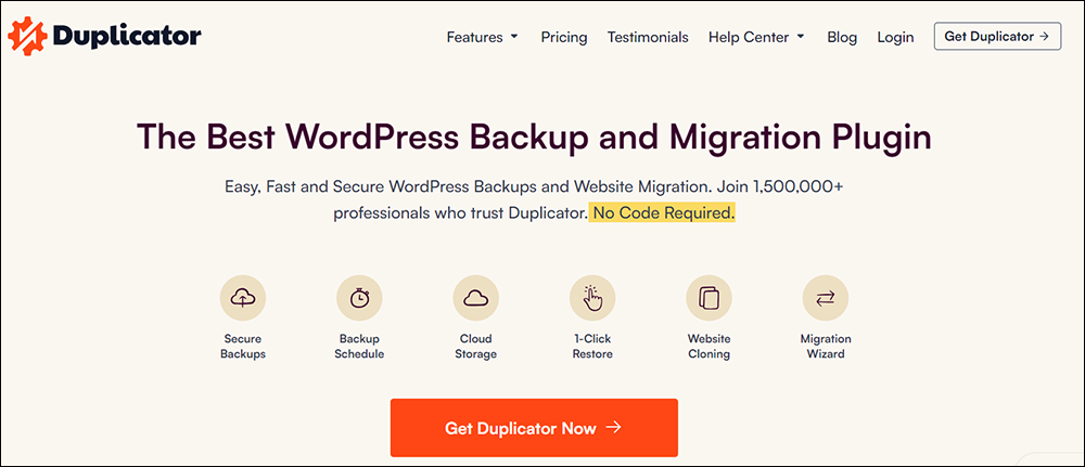 Best WordPress Backup Plugins - WordPress Backup Plugins - Duplicator Pro