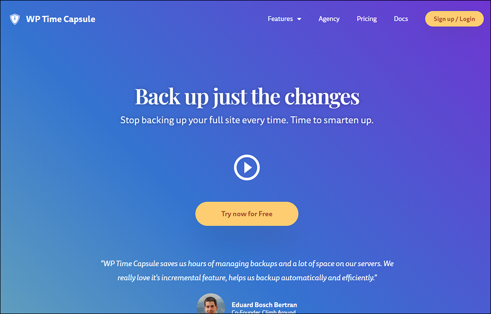 Best WordPress Backup Plugins - WP Time Capsule