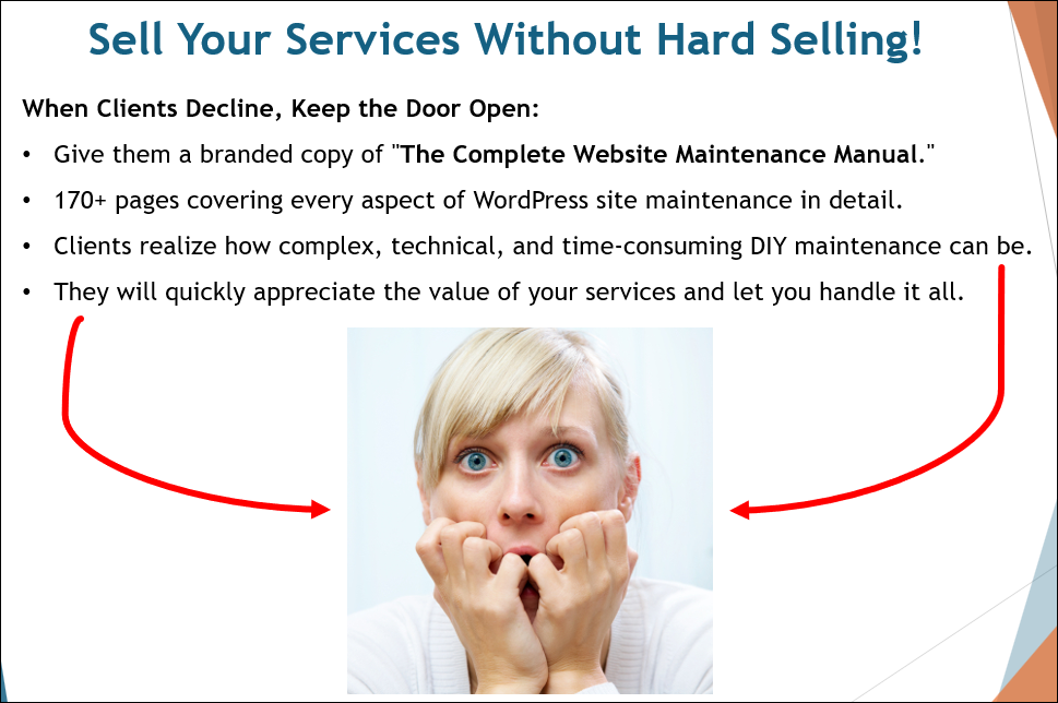Sell your services without hard selling!